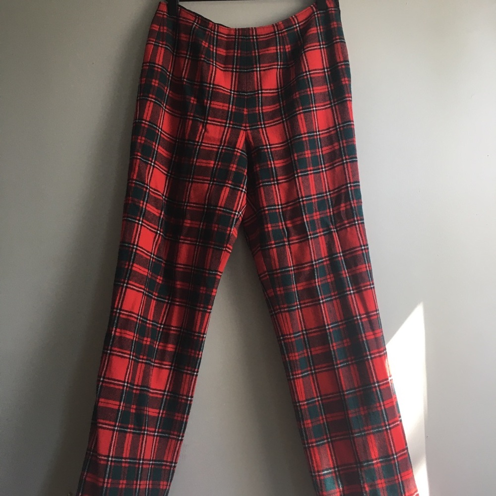 Vintage Pendleton 100% wool plaid/tartan pants